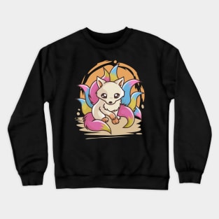 Pansexual Cute Kitsune Crewneck Sweatshirt